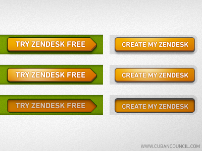 Zendesk Buttons 3d button buttons cuban council faux 3d orange rounded shading shadow shiny zendesk