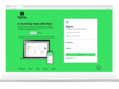 Invoicing Landing Page branding finance invoice landing page money tax ui ui design web design