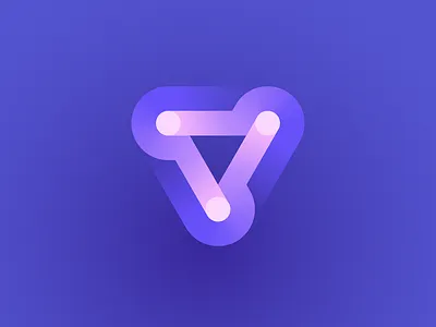 Letter V + LED + Wires Logo blockchain branding bulb component crypto design electronic gradient icon identity industrial led lettering light logo saas tech token web3