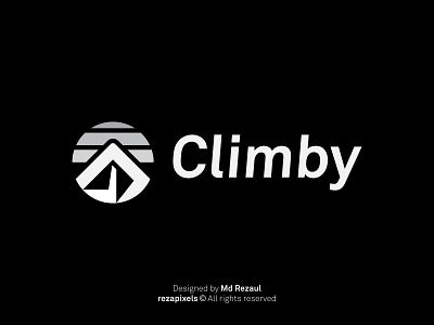 Climby adventure brand branding climby logo design tourism