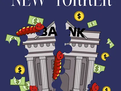 Business Magazine graphic design illustration