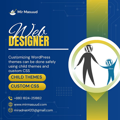 Customizing WordPress themes business website landing page design mirmasud mirmasuud web design web3 website cms website creat website customization website design website maintainance website theme woocommerce wordpress wordpress cms wordpress css wordpress development wordpress pugin wordpress theme wordpress website