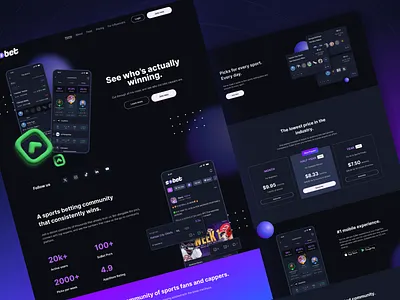 Redesign SoBet - online sports betting community baseball basketball bet betting design product design sport sport app sport bet sport web ui ui design ux