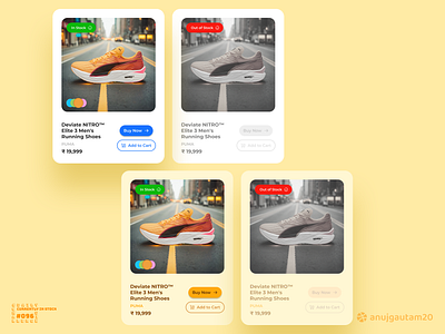 #DailyUI Challenge #096: Currently In Stock 096 app creativity currently in stock dailyui dailyui challenge design graphic design illustration interactive outofstock popular productcard trending ui design uiux usablity userexperience userflow userinterface