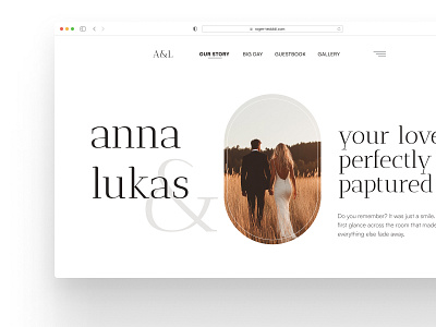 Minimalist wedding landing page landingpage minimalist ui ux wedding