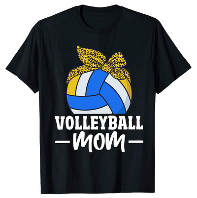 Volleyball mom t-shirt design. sport volleyball