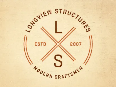LongView Concept icon logo mark symbol