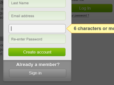 Signup modal modal signup ui web