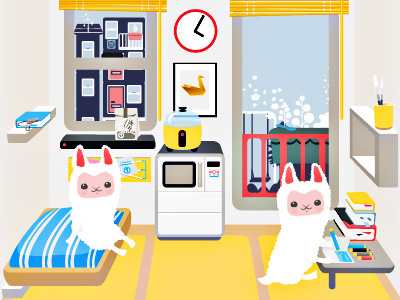 Alpaca's apartment