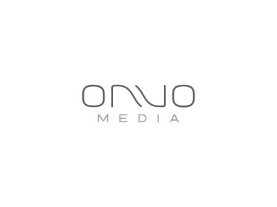 Onvo Media identity logo logotype media onvo type typography