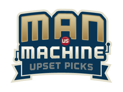 Man vs. Machine Concept 1.0 brand design espn football icon identity illustration illustrator logo sports update