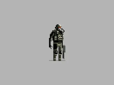 Pixel Helghast - High Score Society gamer geek helghast killzone nerd pixel art tshirt video game