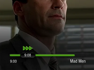 Fast Forward trickplay ui video