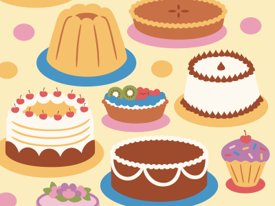 Cake cake cake cake cupcake dessert food illustration sweet vector