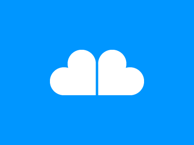 Lovecloud alex alexander wende alexwende cloud hearts logo logodesign love wende