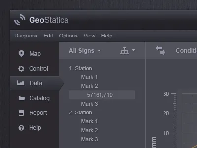 GeoStatica Interface application gui interface os