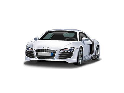 Audi R8 (vector) car gift icon vector