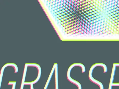 Grassparty grass overlay poster work