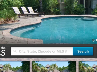 Searchbox blue box grey image search slider thumbnail