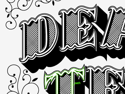 Dead men... Almost done!! design illustration inspiration lettering phraseology type