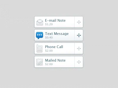 Draggable Buttons app buttons drag drop ui web webapp