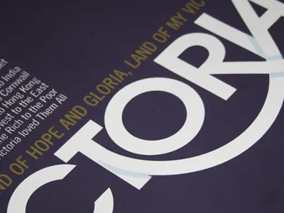 Victoria Screenprint arthur kinks purple regal victoria