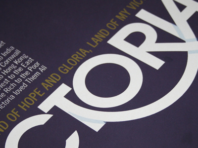 Victoria Screenprint arthur kinks purple regal victoria