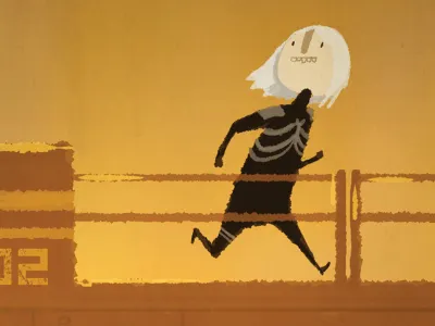 Having a great time on the big shell digital illustration photoshop video games