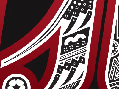 Kiche // Artist Salon + Spa, logo variation death by illustrator first dribble illustrator logo mayan vector