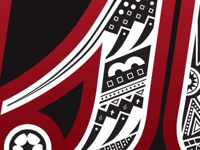 Kiche // Artist Salon + Spa, logo variation death by illustrator first dribble illustrator logo mayan vector