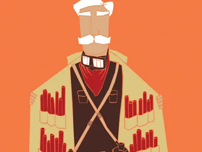 Duck You Sucker! cowboy duck you sucker dynamite illustration illustrator john sergio leone western