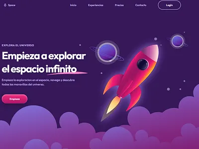 Space code coding css design diseño web figma freelance html landing page pagina web ui visual studio code webdesign webpage