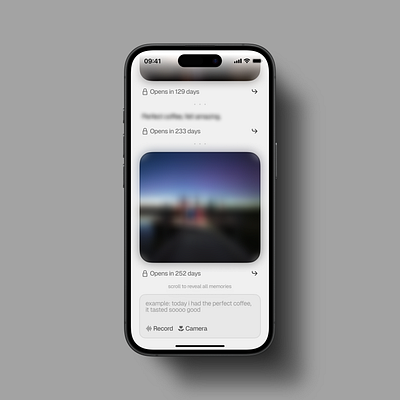 memory app app app design clean design ios ios app iphone minimal mobile app modern ui white