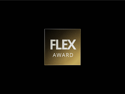 FLEX Award's Logo & Visual Design 2024 award flex logo visual