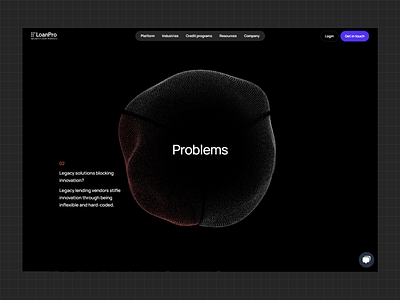 LoanPro™ | Decentralized Blockchain Banking 3d banking branding crypto dark mode design lanidng page website
