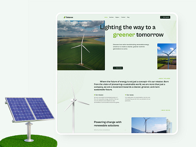 Solar and Wind Energy Website Template energy startups renewable energy solar energy solar industry solar panel wind energy wind farms wind generators