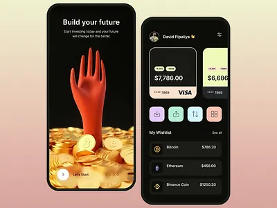 Crypto Investment Mobile App Design app design bitcoin crypto crypto app crypto trends crypto wallet futuristic app design interactive mobile app intuitive app management app mobile interface modern investment design modern ui platform ui design ui inspiration ui ux app design ux design uxui design