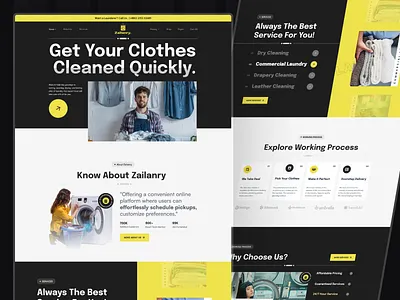 Zailanry - Laundry Services Website branding figma design minimaldesign nocodedevelopment responsivedesign servicewebsite servicewebsitedesign template design ui uiuxdesign uiuxdesign service webdesign webdevolopment webflow webflowtemplate website concept website templates websitedesign websites webtemplate