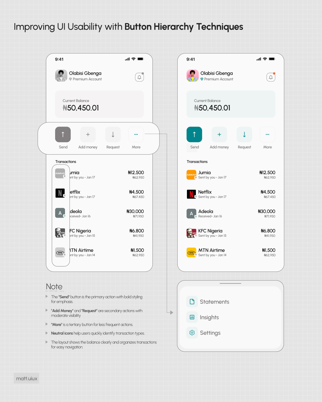 Button Hierarchy buttonhierarchy collaboration productdesign ui uidesign usability uxdesign