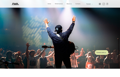 Site for entertaiment agency - TMK agency branding design ui ux web site