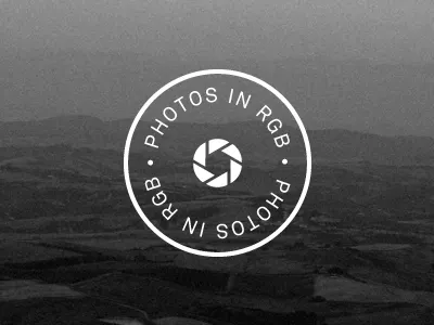 Photos in RGB blog identity logo photography