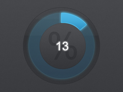 CMS Progress bar bar circle glow progress ui