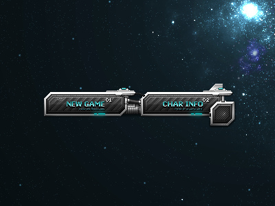 Space GUI app dark design detail game gui space ui