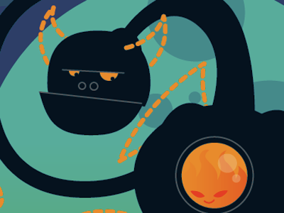 Demon Machine illustration monster
