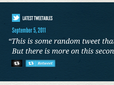 Fine Tweetables buttons css twitter