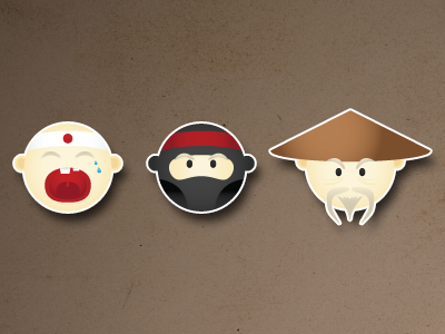All Three Ninjas illustration ninja ninjas