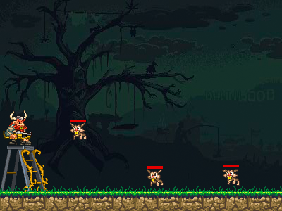 Super Ladderman game games pixel art