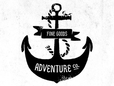 Adventure co. adventure anchor crab design fine goods grunge shirt