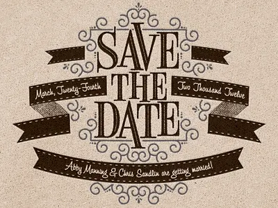 Save The Date abby chris savethedate sockmonkee