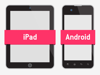 Ipad & Android illustration conduit illustration illustrator mobile vector